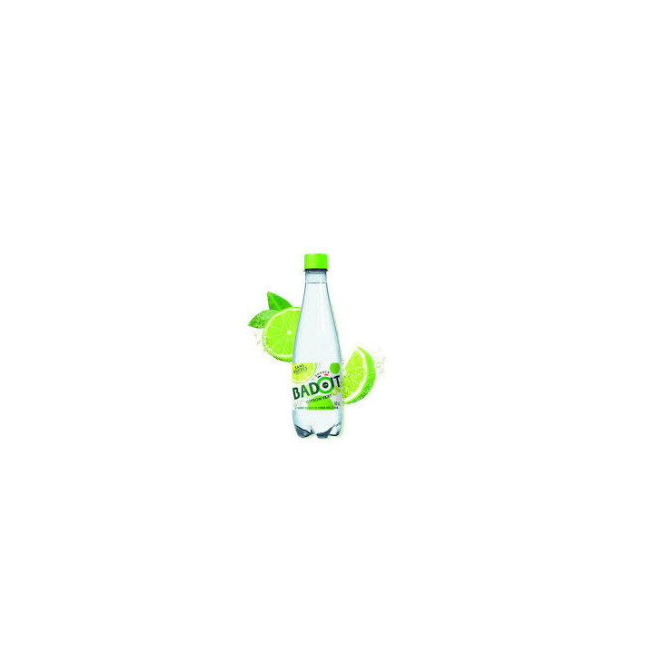 Eau gazeuse Badoit Citron Vert - Carton de 30x0.5litre